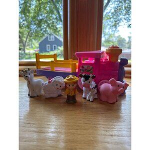 Fisher-Price Little People Musical Zoo Train With Animals & Farmer Figure